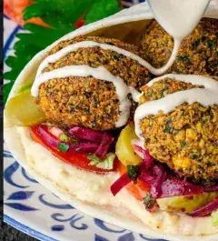 Falafel v tortille